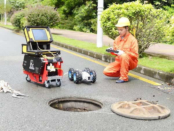 龙州管道机器人检测